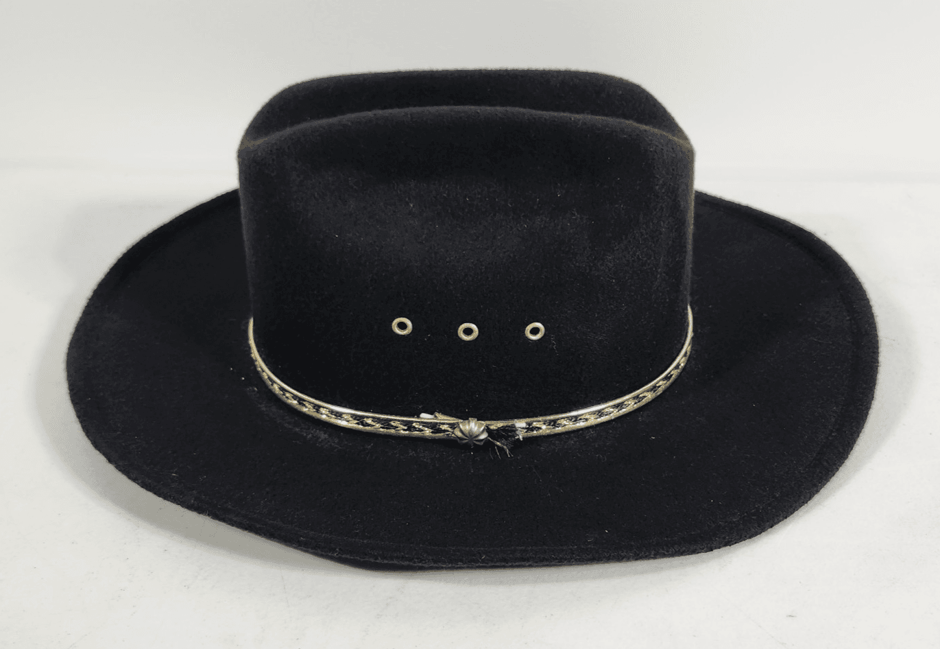 Western Express Hat Cowboy Kids Size Black Felt Wide Brim Western Mexico