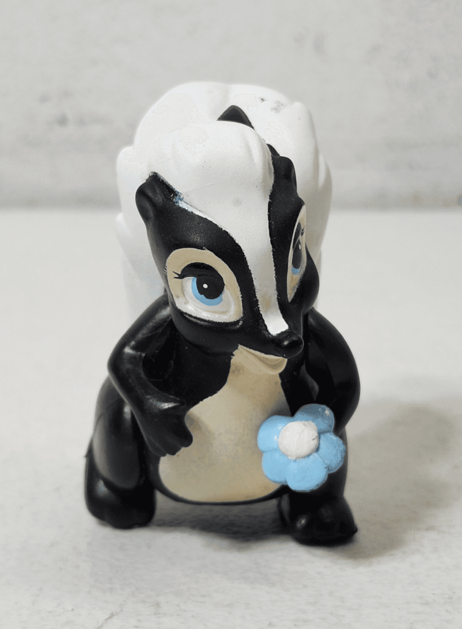 Disney Bambi PVC Figure Flower Skunk Toy Cake Topper