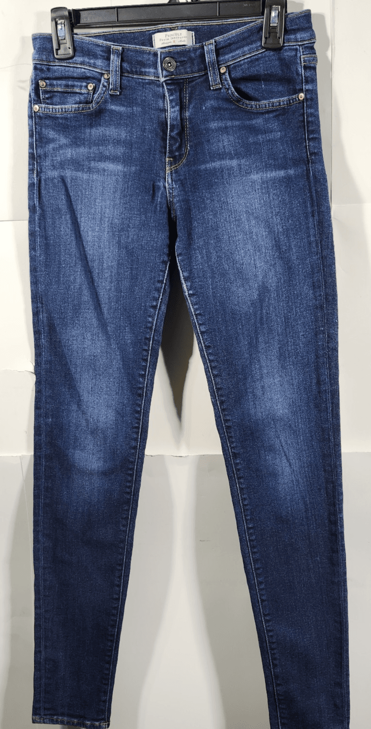 Principle Denim Innovators Jeans Women's 28 Low Rise Blue Pants Normcore
