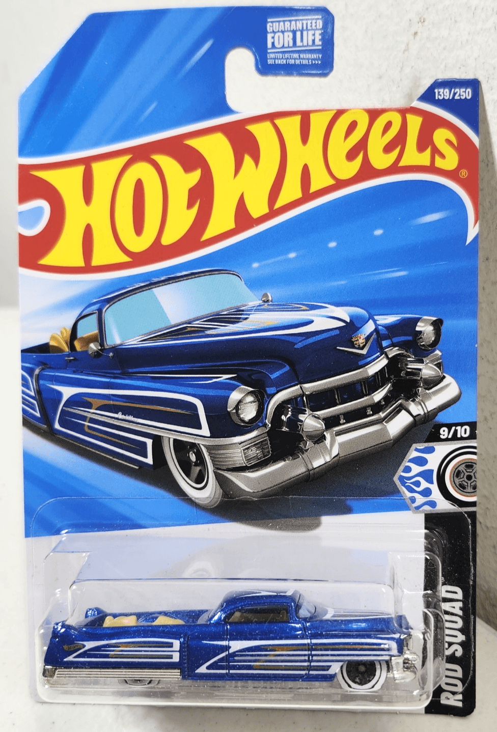 Hot Wheels Rod Squad Custom '53 Cadillac Blue Car 1/64 Toy Vehicle NEW