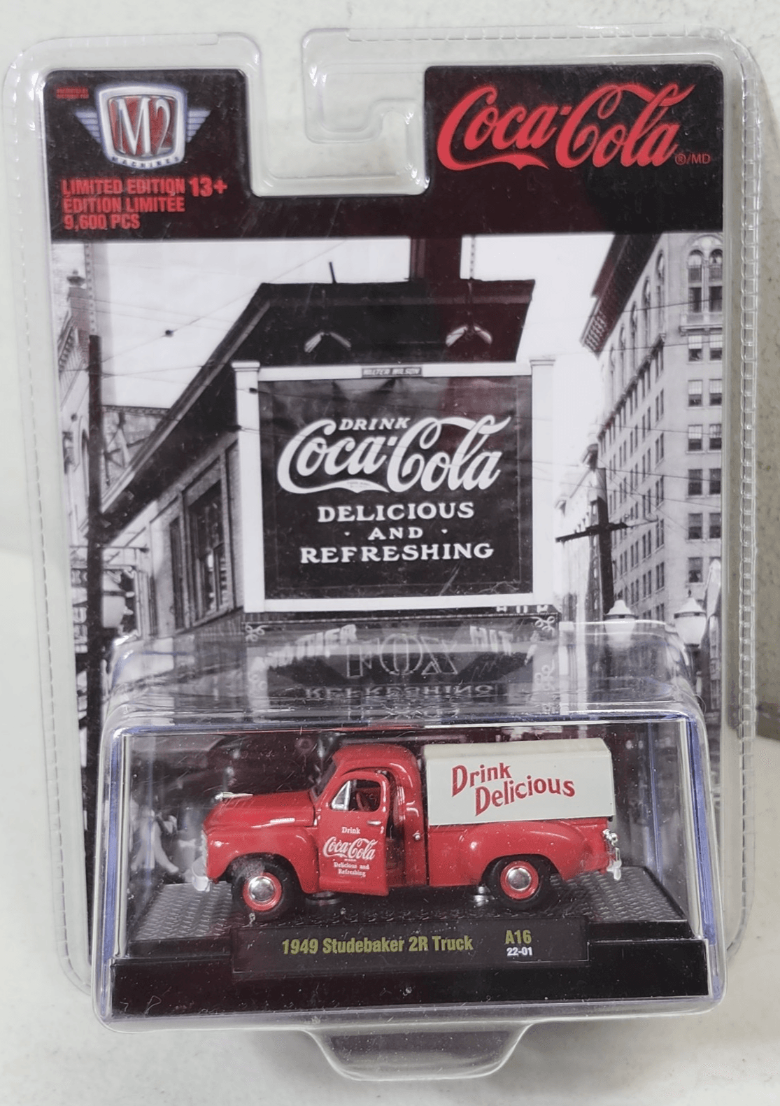 M2 Machines Coca Cola 1949 Studebaker 2R Truck 1/64 Toy Vehicle NEW