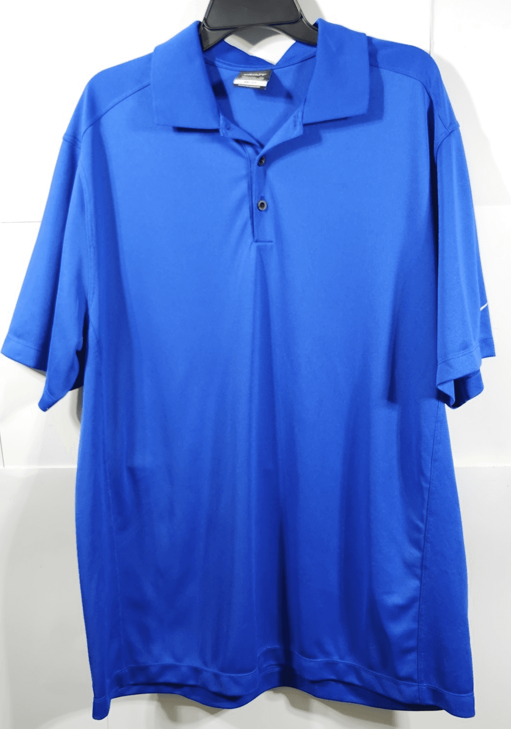 Nike Men's Dri Fit Golf Performance Polo Shirt Size XXL Blue Short Sleeve