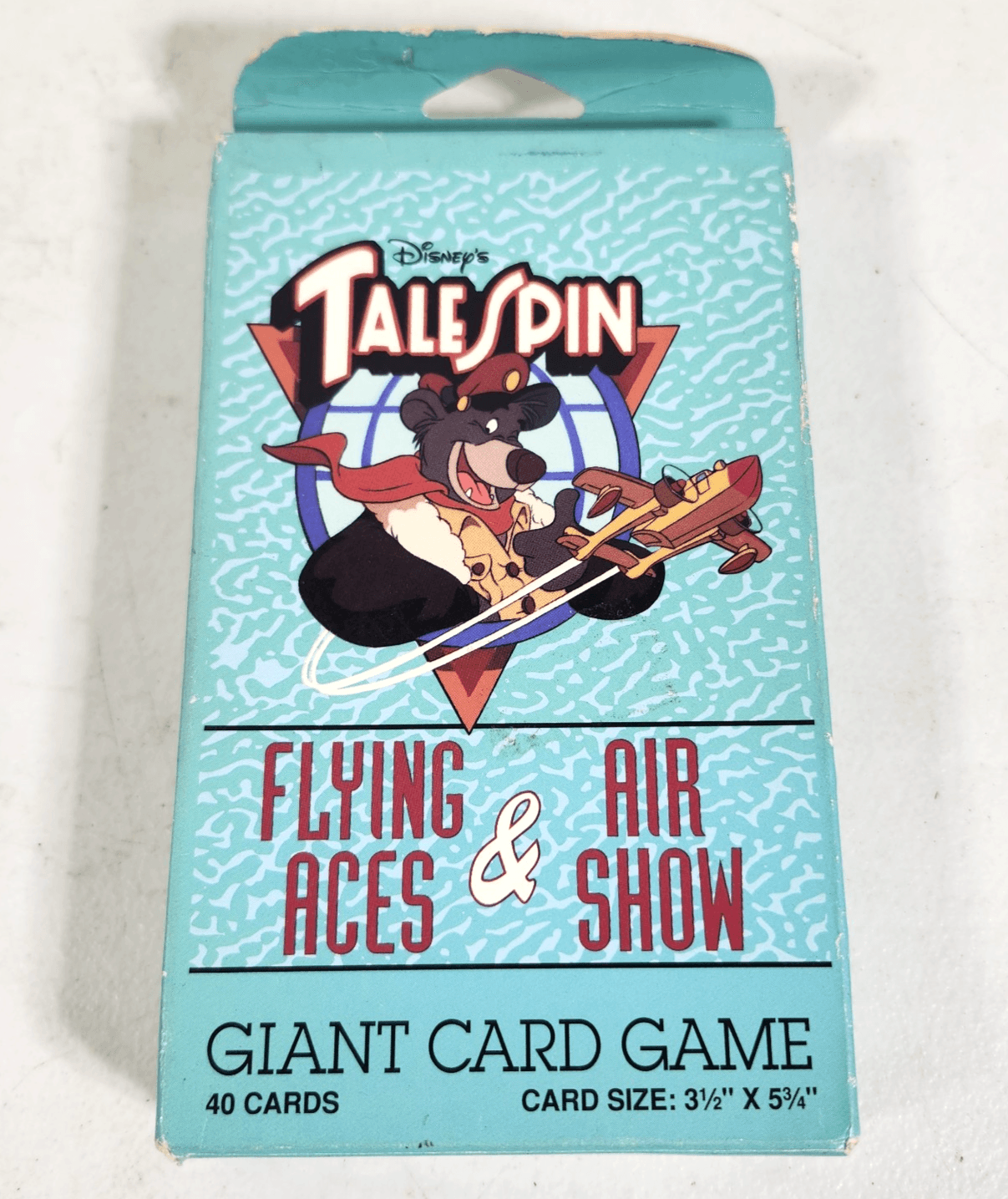 Disney Tail Spin Flying Aces & Air Show Giant Card Game NEW