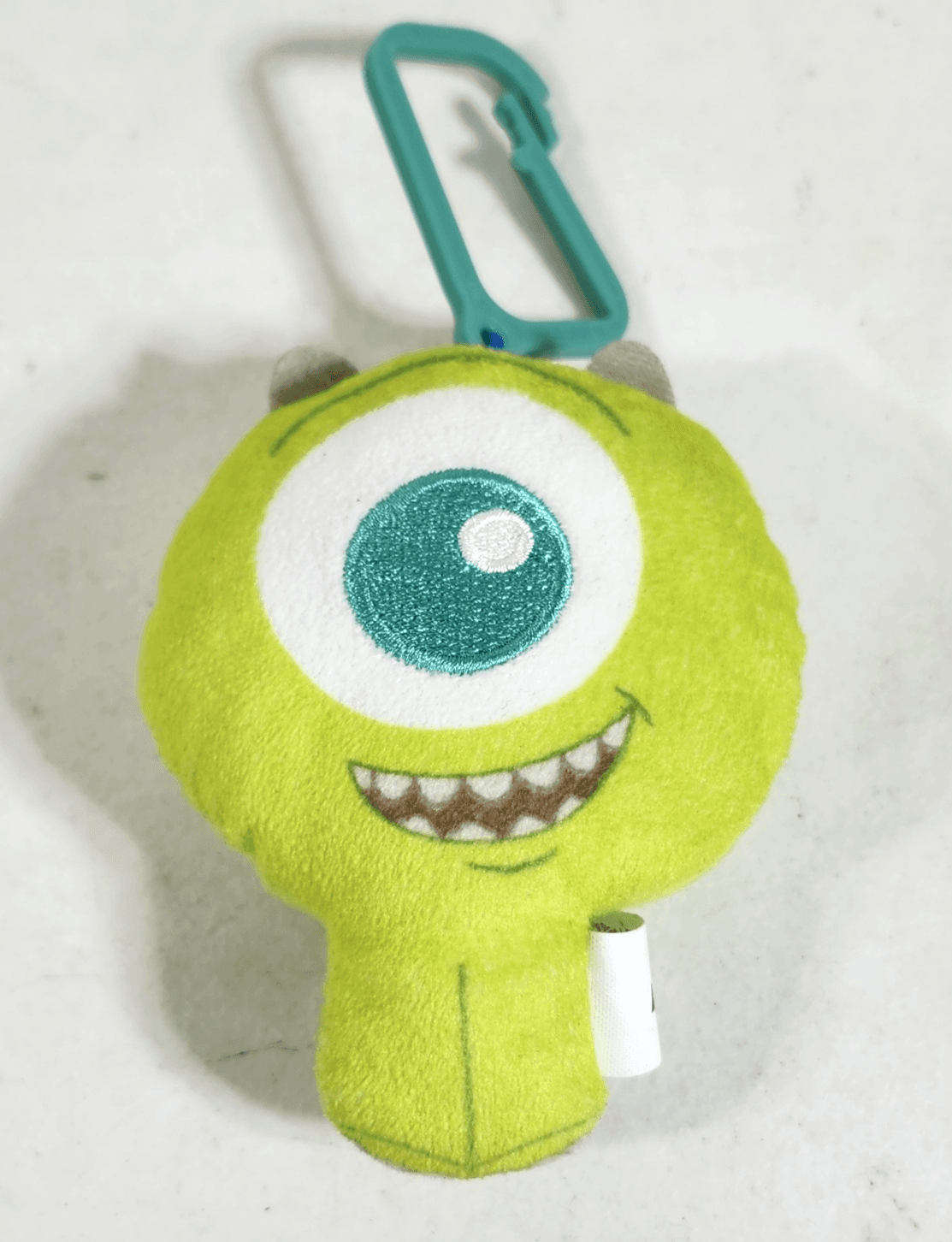 Monsters Inc McDonalds Happy Meal Toy Mike Wazowski Plush Keychain Disney Pixar