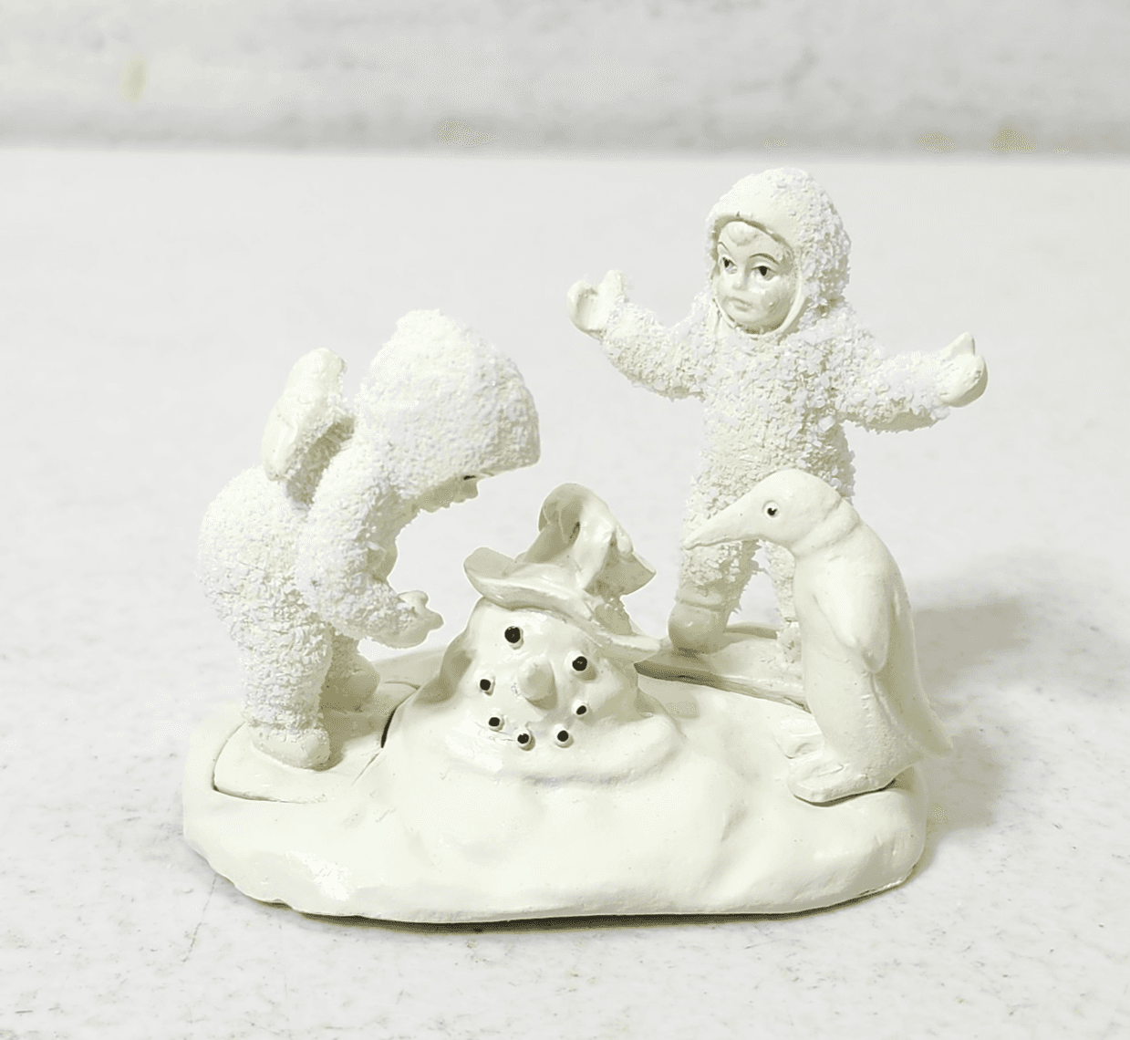 Vintage Dept. 56 Snowbabies Where Did He Go? Figurine #7654-6 W/ Box Home Decor