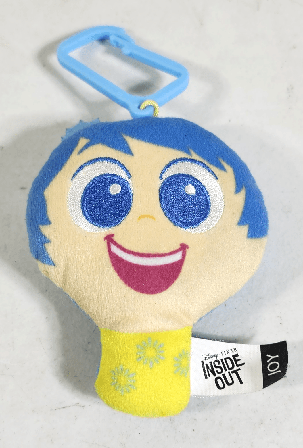 Disney Pixar Inside Out Joy Plush with Keychain Clip McDonalds 2019