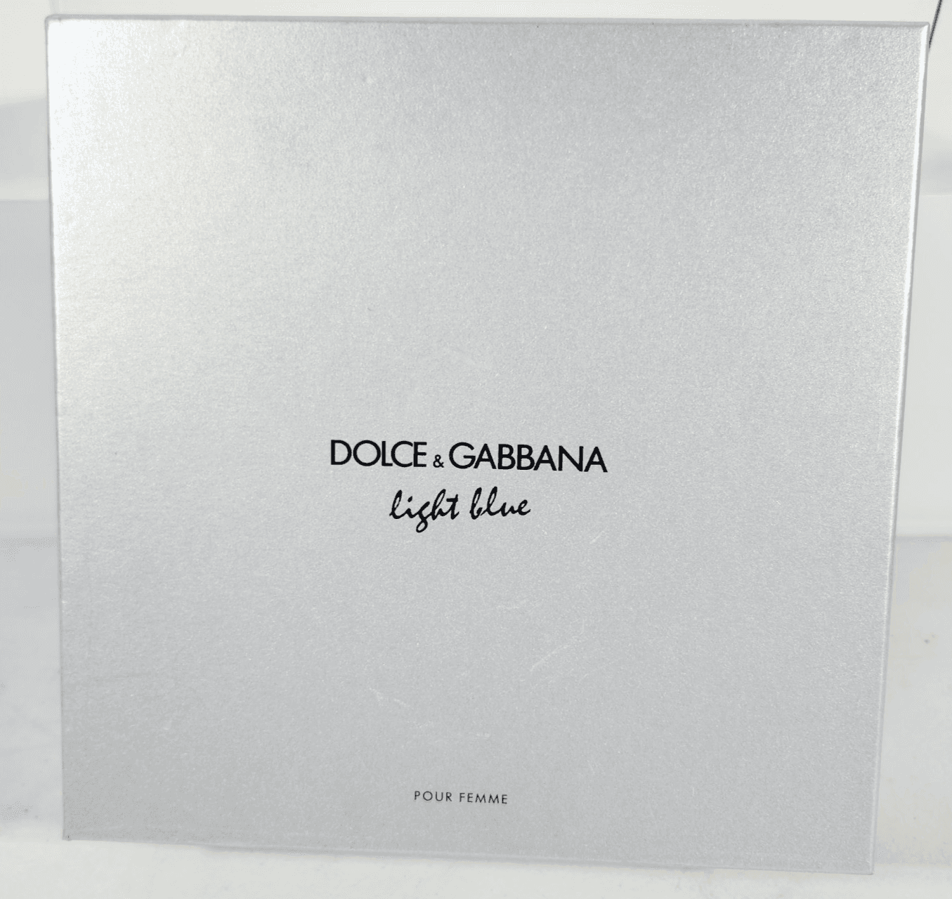 Dolce & Gabbana Light Blue Gray Cardboard Box Only