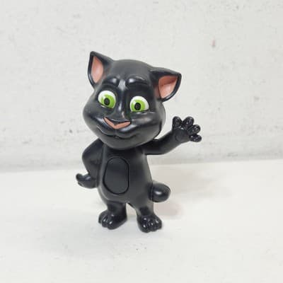 Talking Tom Superstar Black McDonalds Happy Meal Toy 2016 Non Working