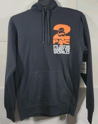 Tupac Mens S Me Against the World Pullover Hoodie Sweatshirt Rap Shakur 2Pac
