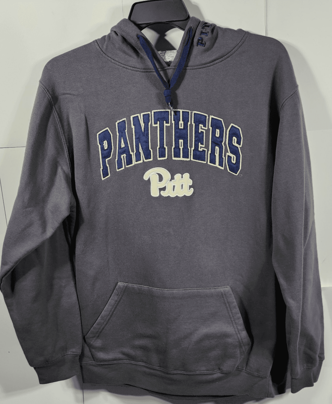 Pitt Panthers Hoodie Men’s XL Gray Hooded Sweatshirt Stadium Athletic NCAA
