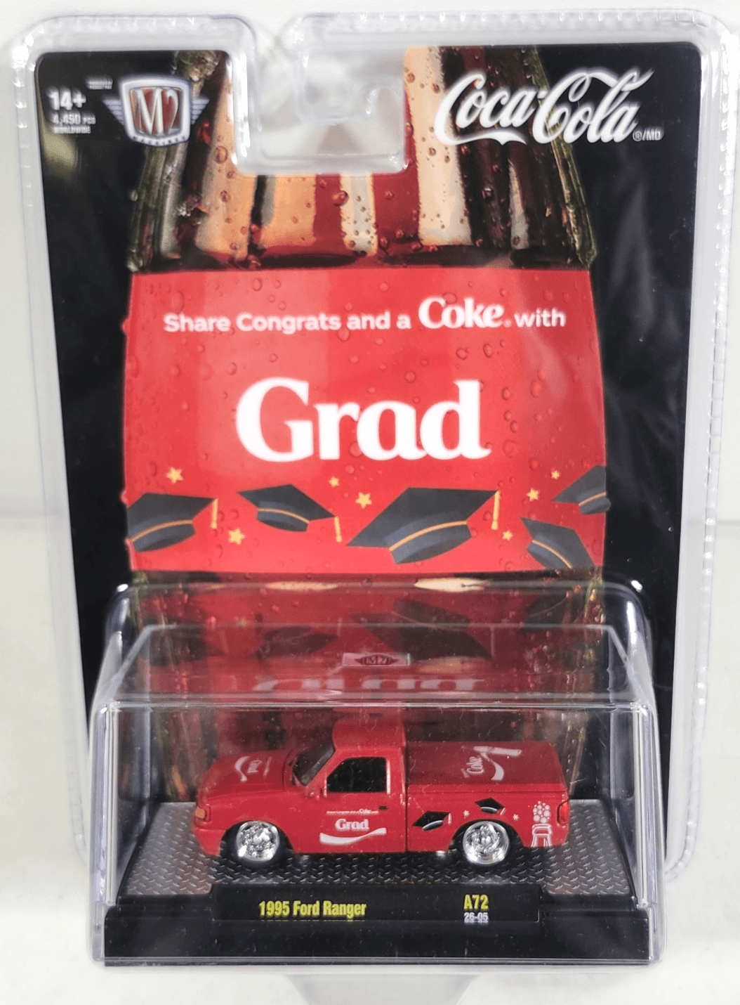 2026 M2 Machines Coca-Cola 1995 Ford Ranger Red 1/64 Toy Vehicle NEW
