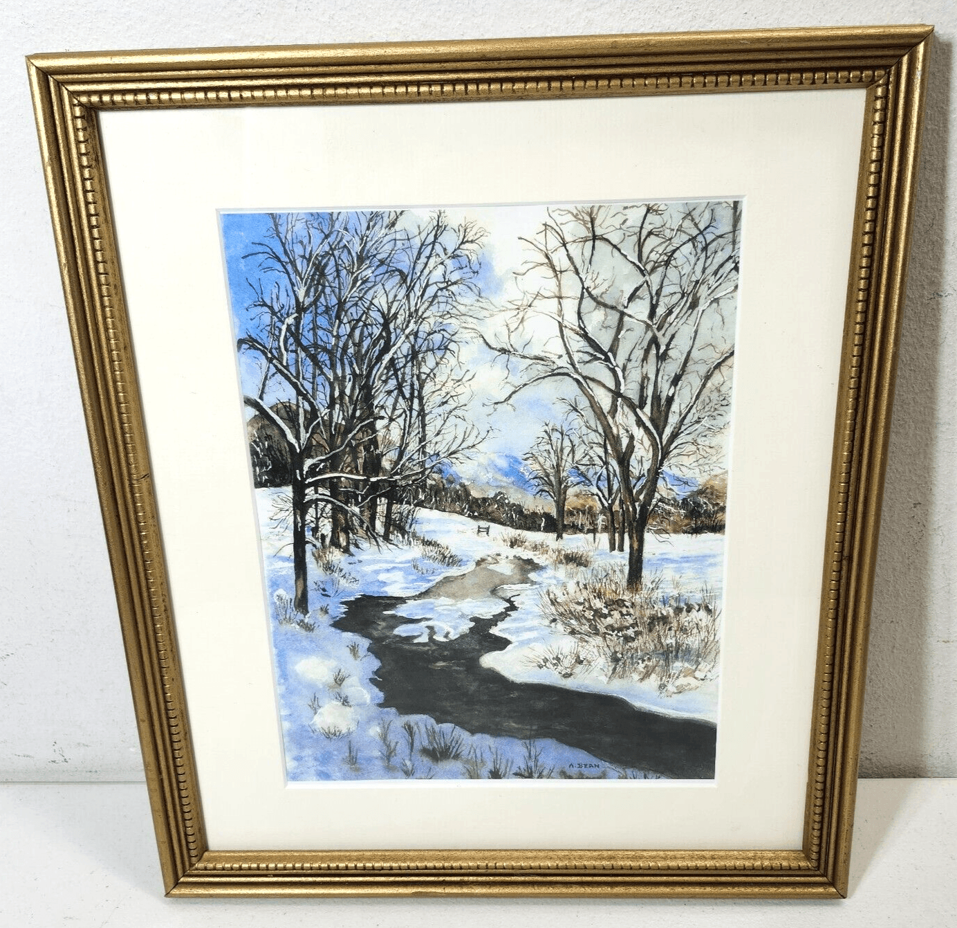 'The Country Dream' Framed and Matted Picture by Alke Bean Signed