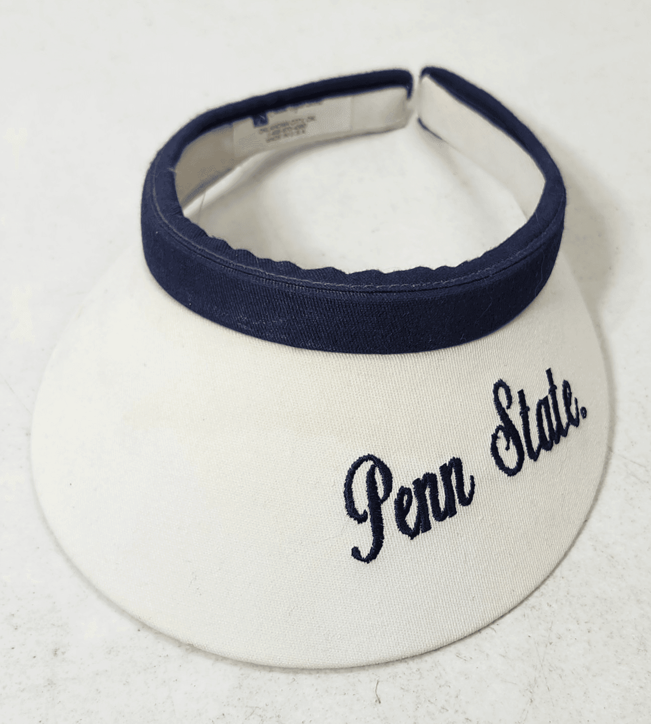 Penn State Golf Sun Visor Hat Cap White Blue