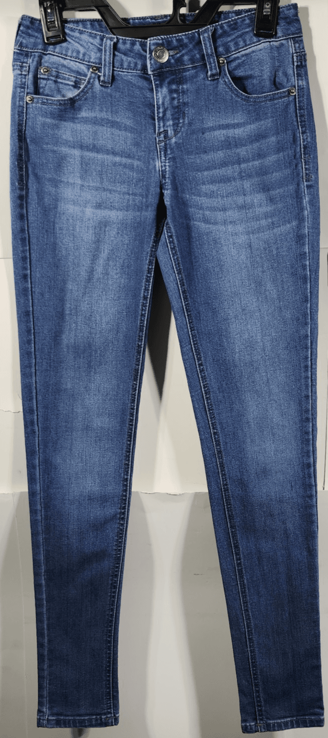 CP Jeans Women's 1 Low Rise Skinny Blue Denim Stretch Pants