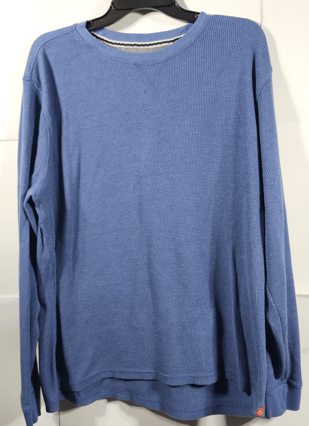 The American Outdoorsman Men's XL Shirt Blue Long Sleeve Thermal Stretch