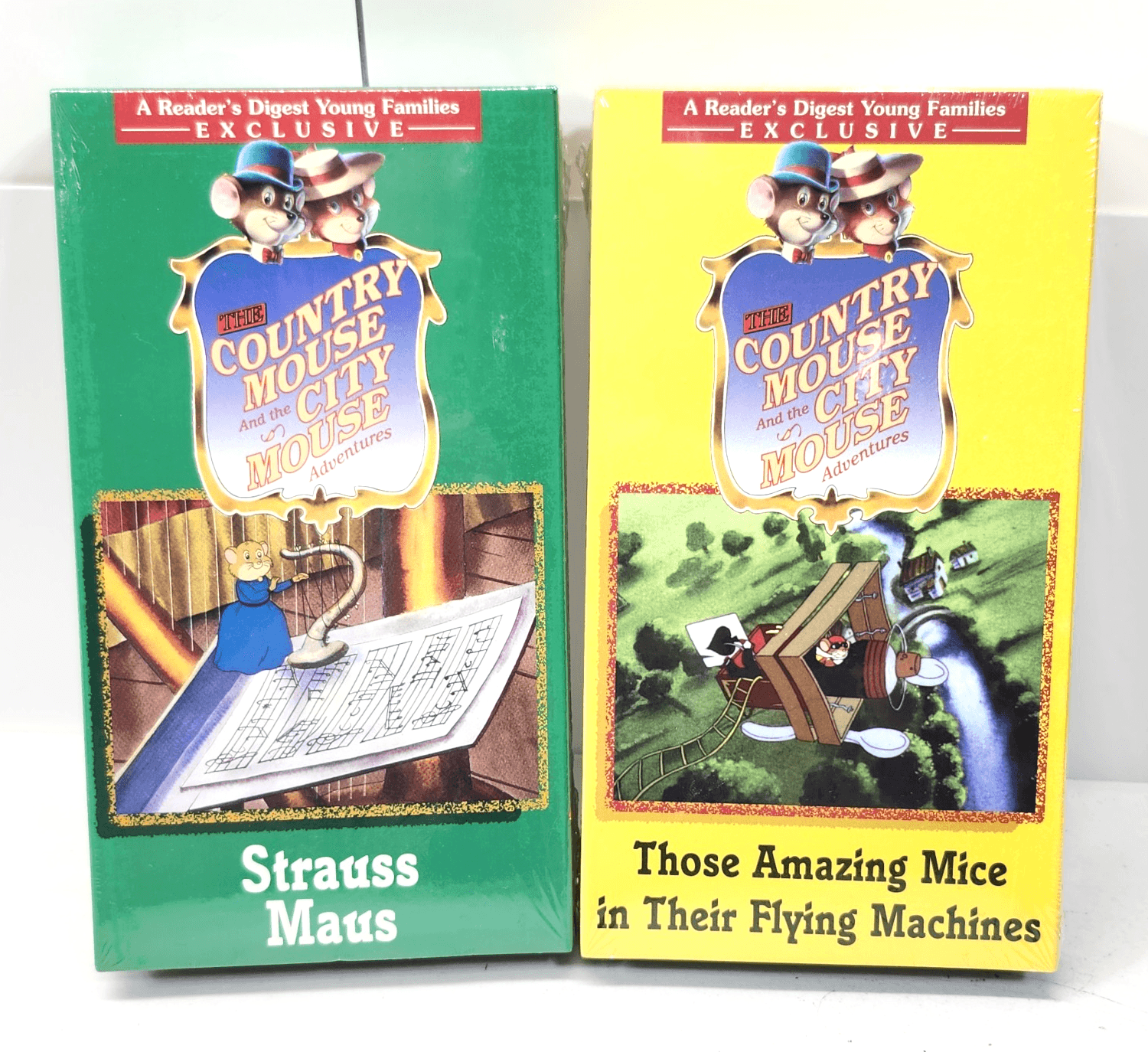 Country Mouse & City Mouse Adventures VHS Video Tape Strauss Maus Amazing Mice