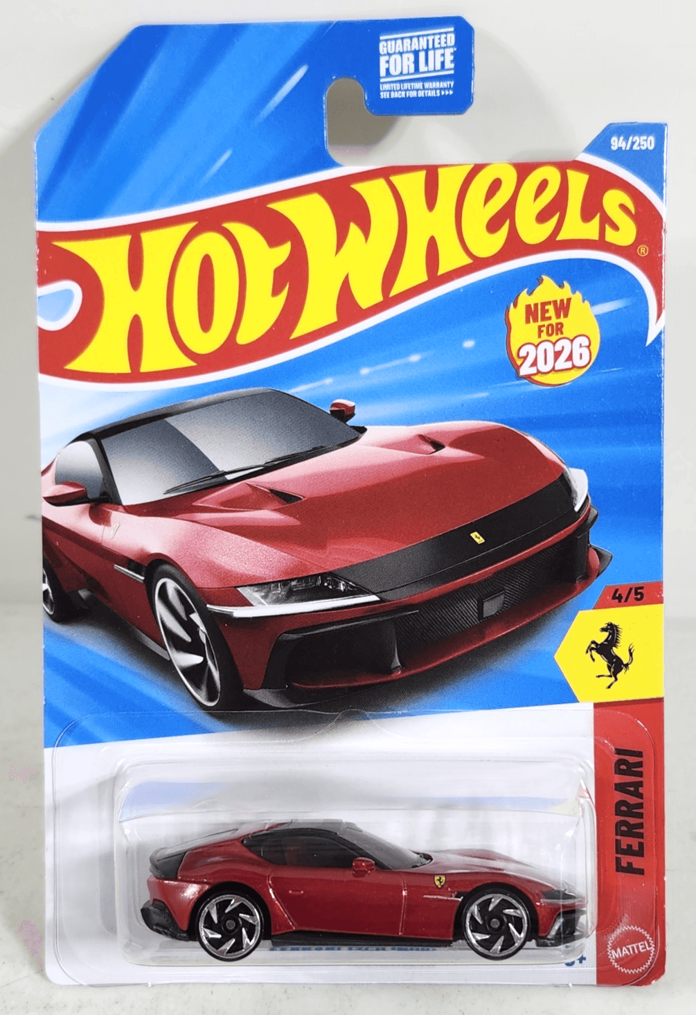 Hot Wheels Ferrari 12Cilindri Red Car 1/64 Toy Vehicle 2026 NEW