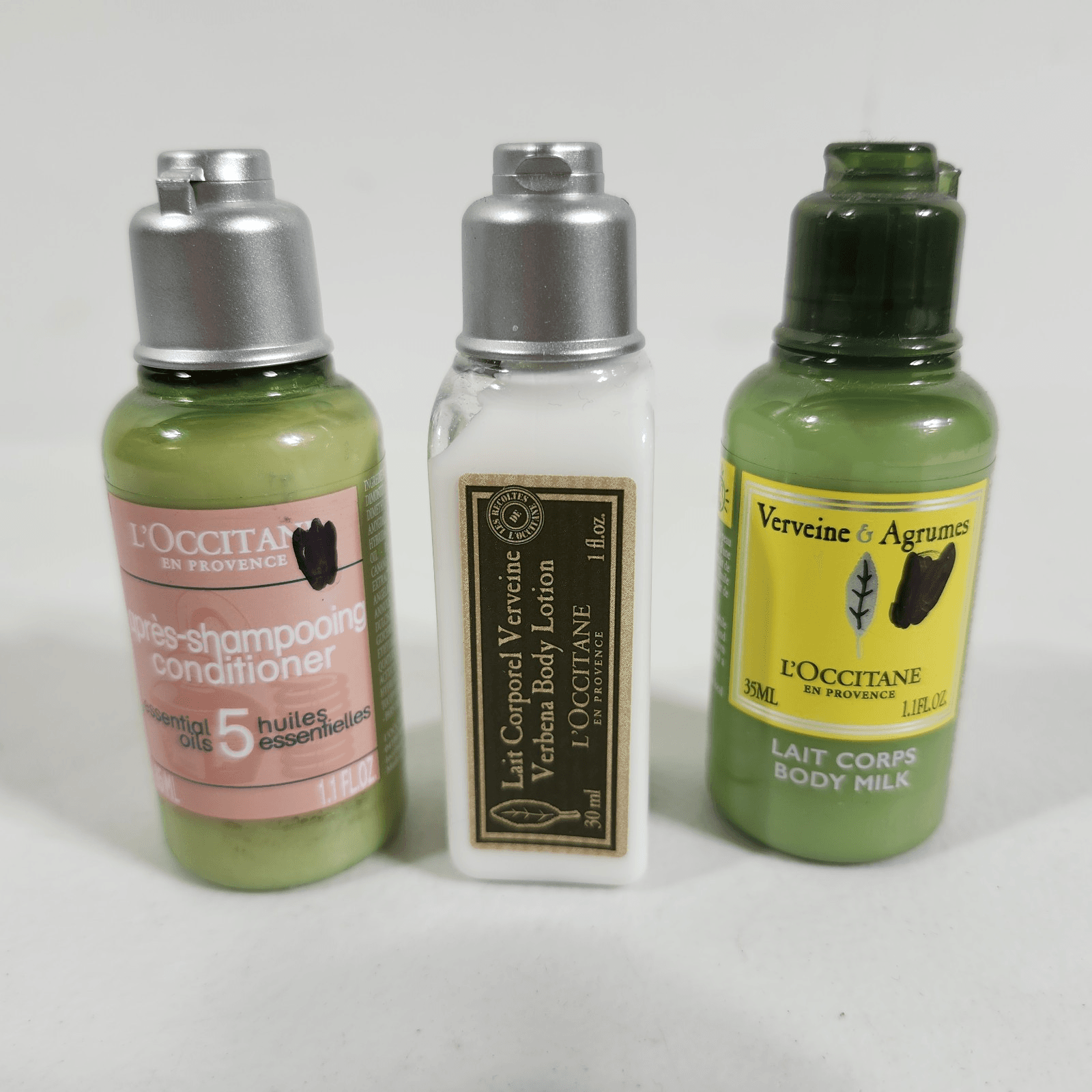 L’OCCITANE Verveine & Agrumes Conditioner & Body Lotion Milk Travel Size Set