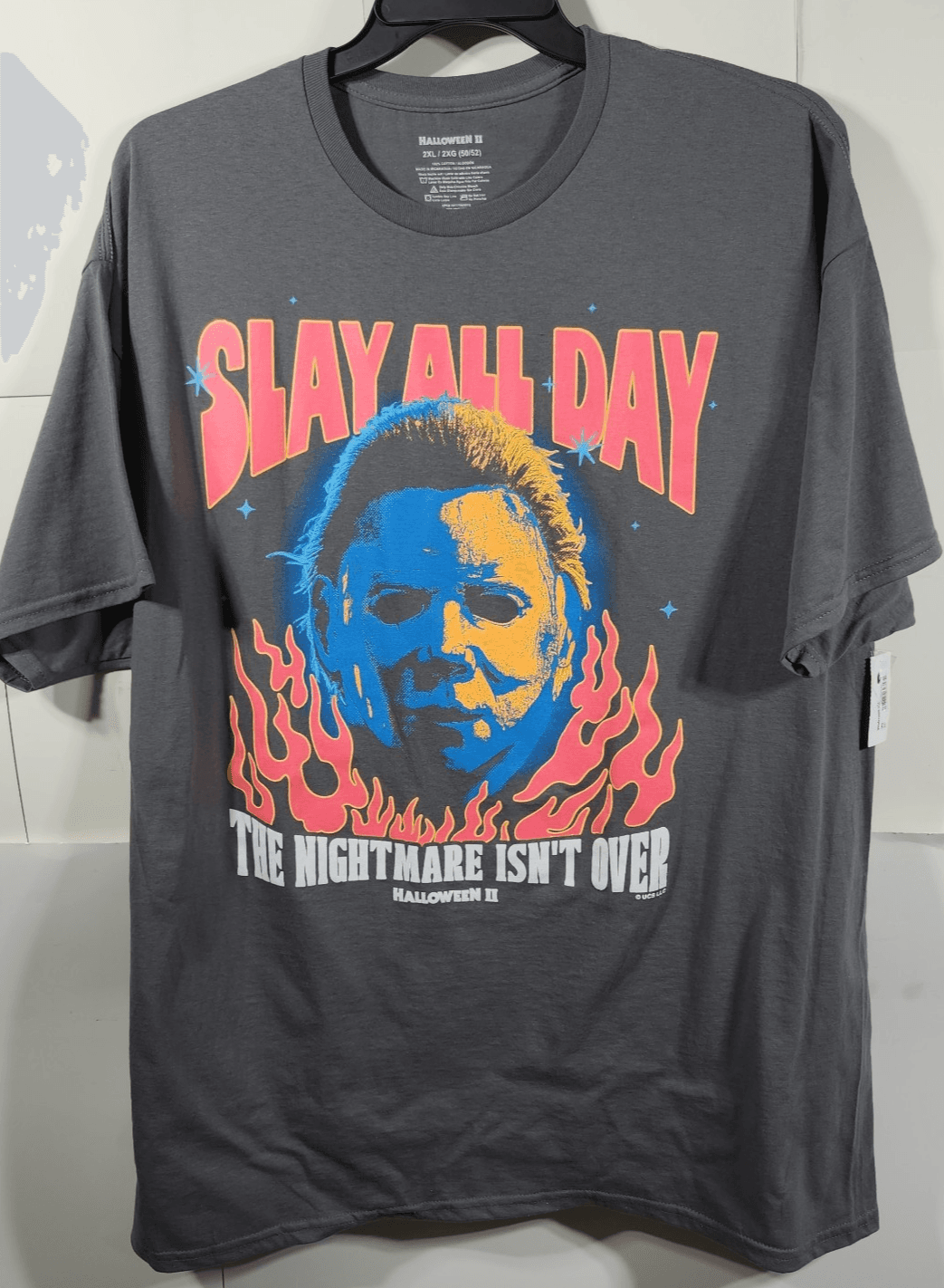 Halloween II Shirt Mens 2XL Michael Myers Horror Movie The Nightmare Has Begun T