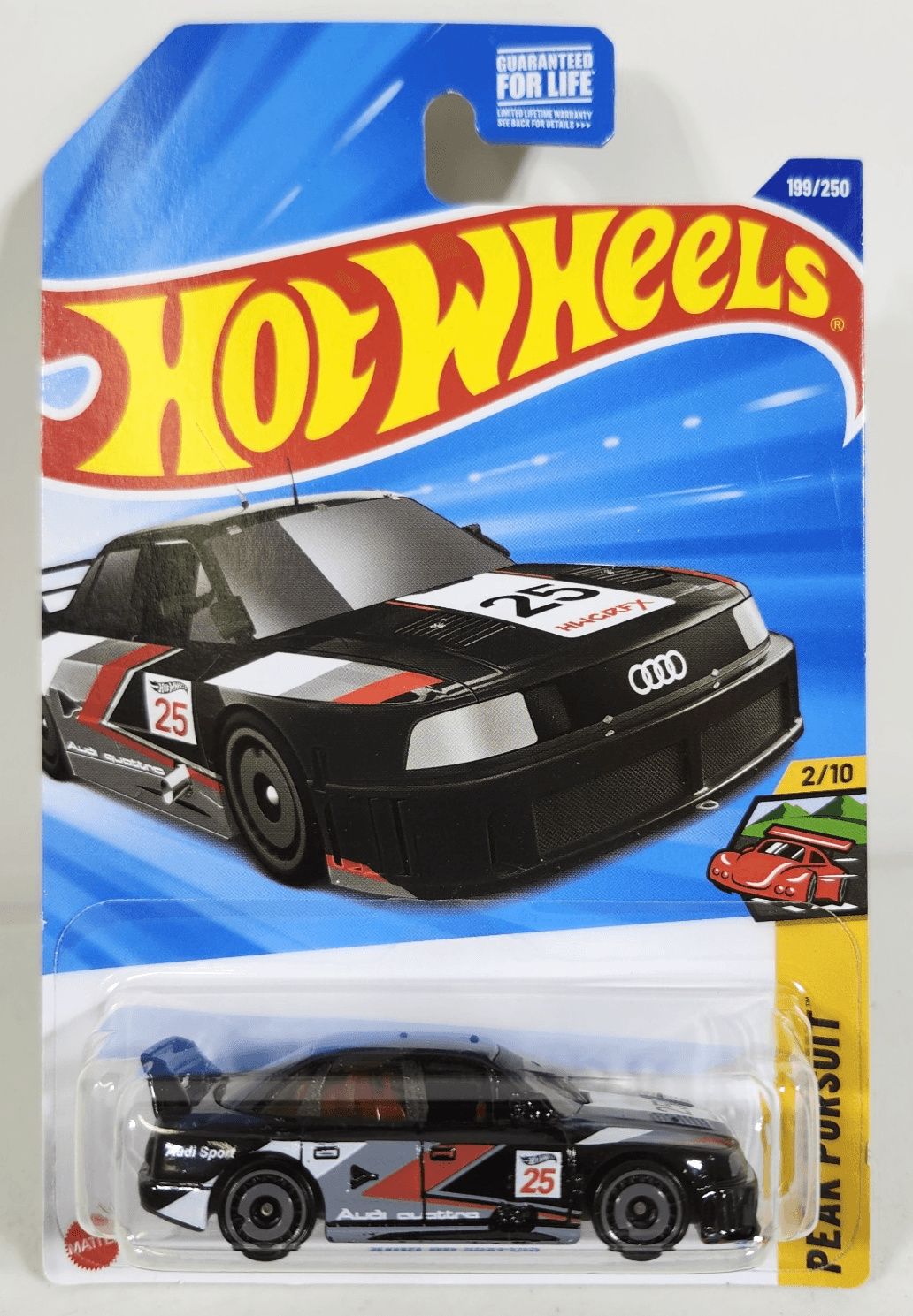 2025 Hot Wheels Audi 90 Quattro Peak Pursuit Car 1/64 Toy Vehicle NEW