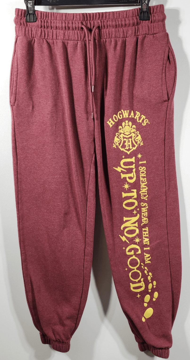 Women's M Hogwarts Harry Potter Solemnly Swear I Am Up to No Good Sweatpants