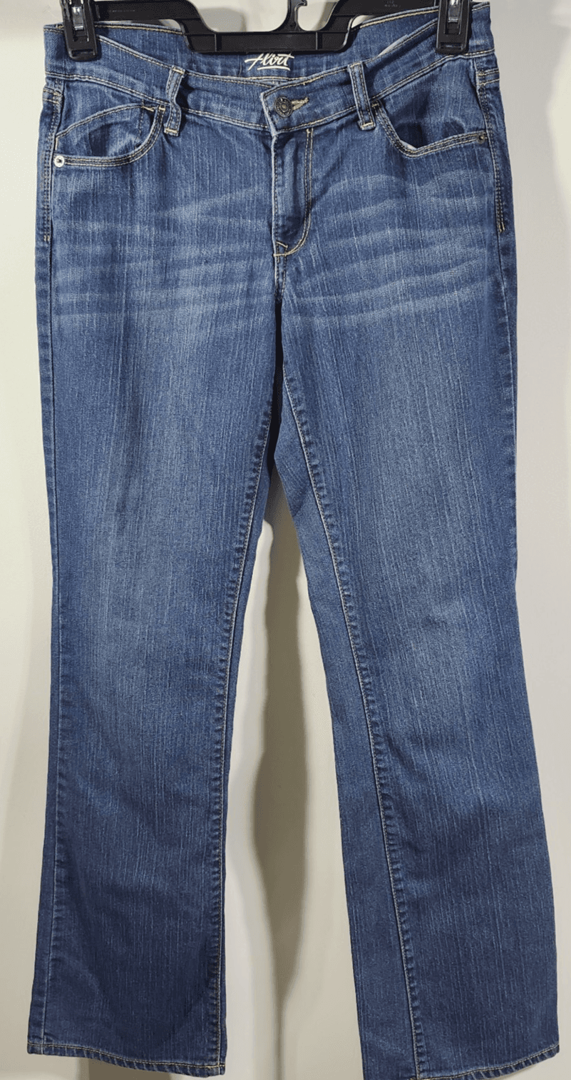 Old Navy Women's 6 Jeans The Flirt Blue Bootcut Denim Low Rise