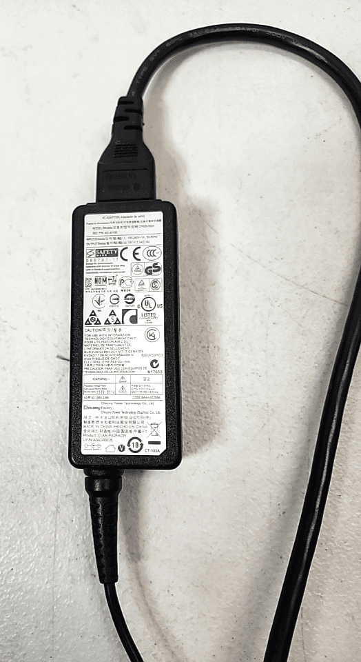 Chicony Black Power Cord Charger Model CPA09-002A Ac Adapter 19V
