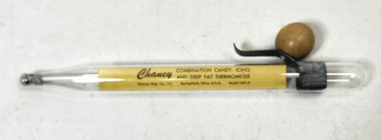 Vintage Thermometer Chaney Deep Fat Frying Candy Food Prep