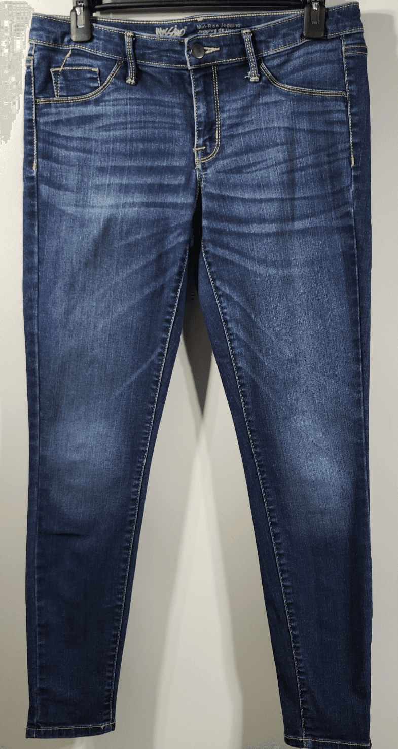 Mossimo Women's Size 8/29R Medium Wash Mid Rise Blue Jegging