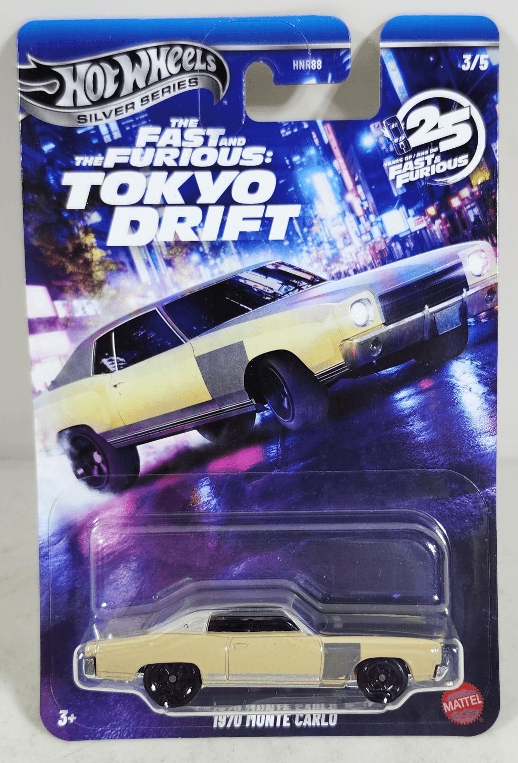 Hot Wheels Fast & Furious 1970 Chevrolet Monte Carlo Tokyo Drift Car Toy NEW