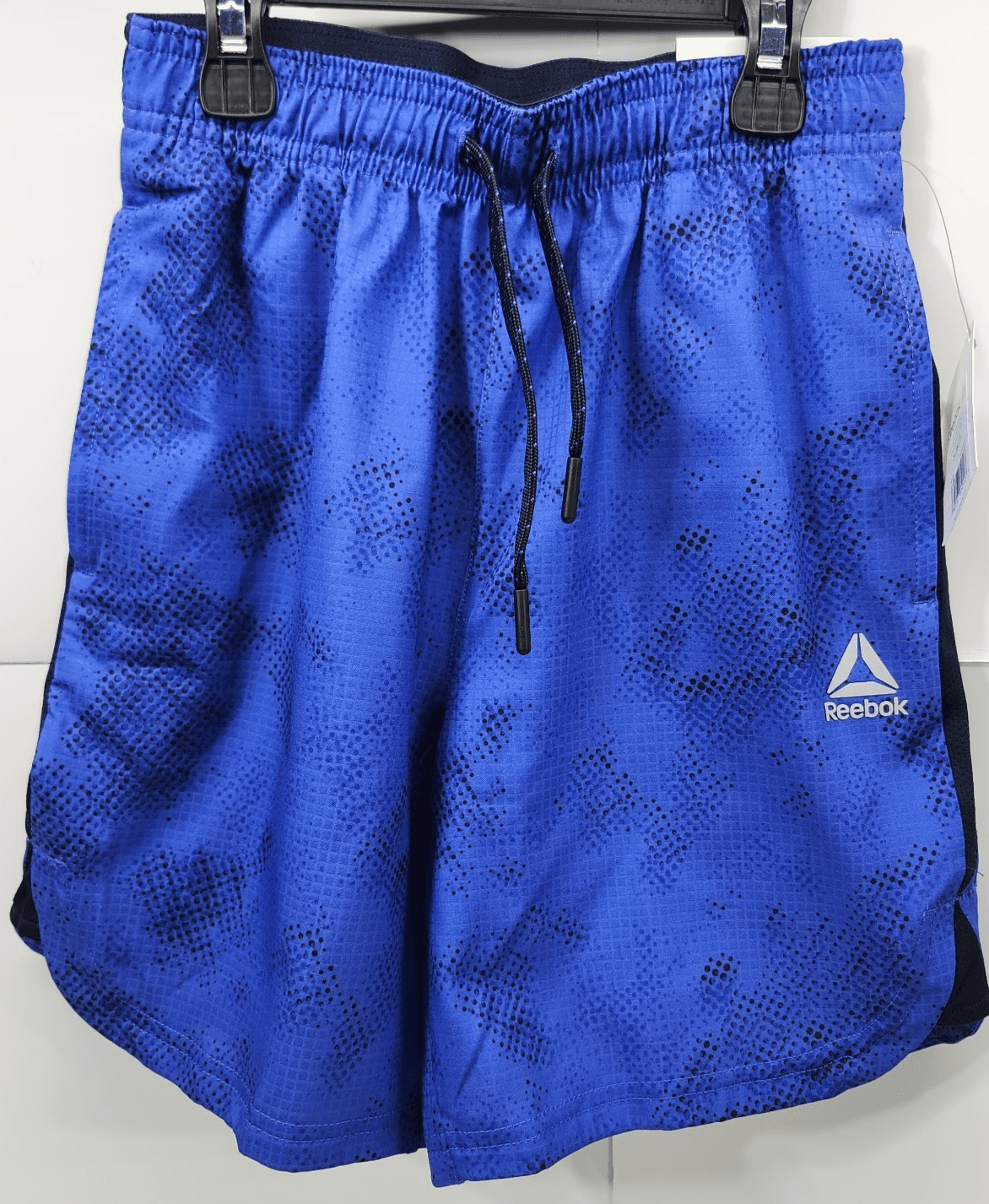 Reebok Boys Stretch Woven Active Shorts Dazzling Blue Size Small 6-7 NEW