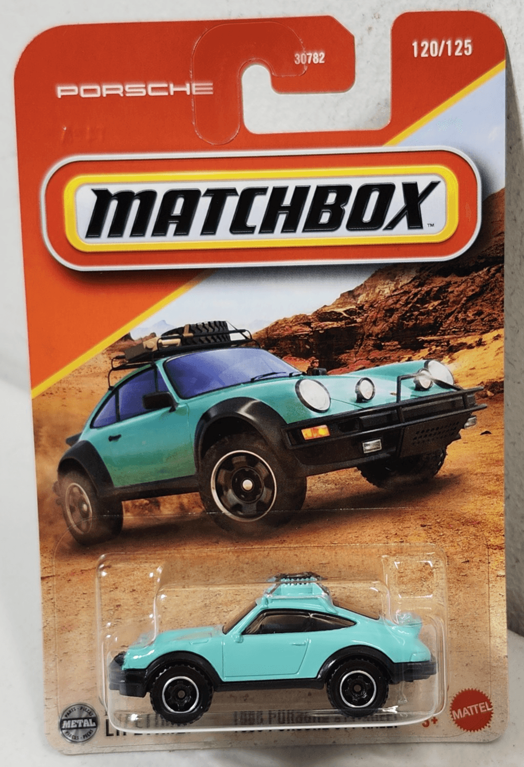 Matchbox 1985 Porsche 911 Rally Teal Car 1/64 Toy Vehicle Mattel NEW