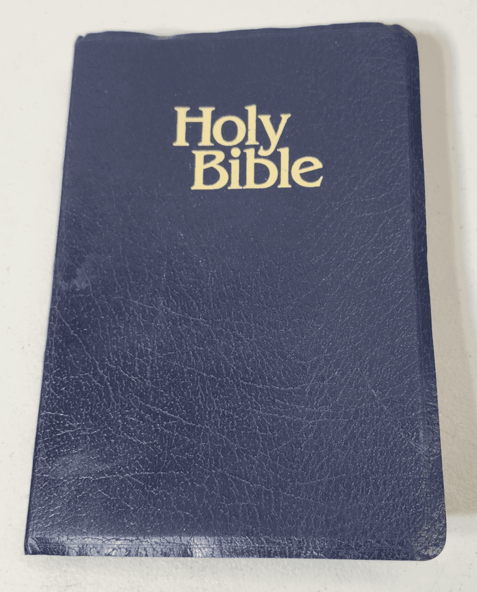 Holy Bible New King James Version NKJV Blue 1982 Nelson