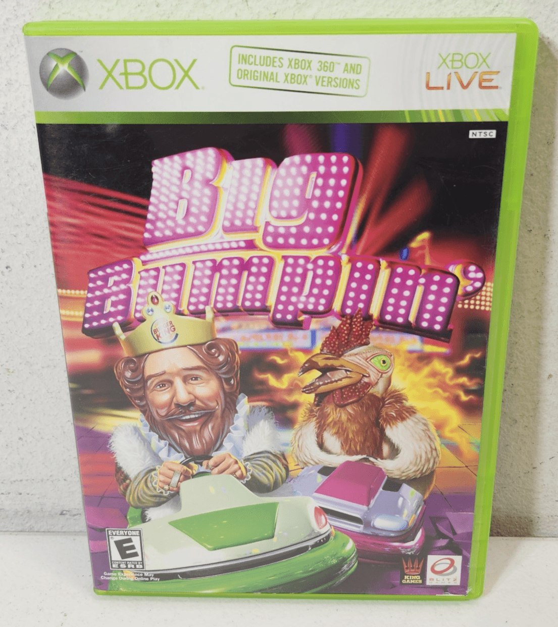 Big Bumpin Microsoft Xbox 360 Burger King Promo Video Game
