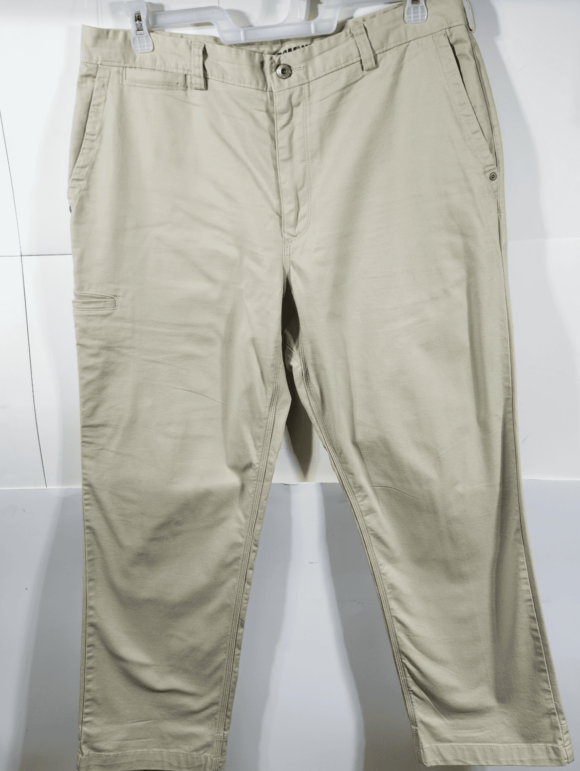Duluth Trading Pants Mens 36x30 Beige Flex Ballroom Khakis Chinos