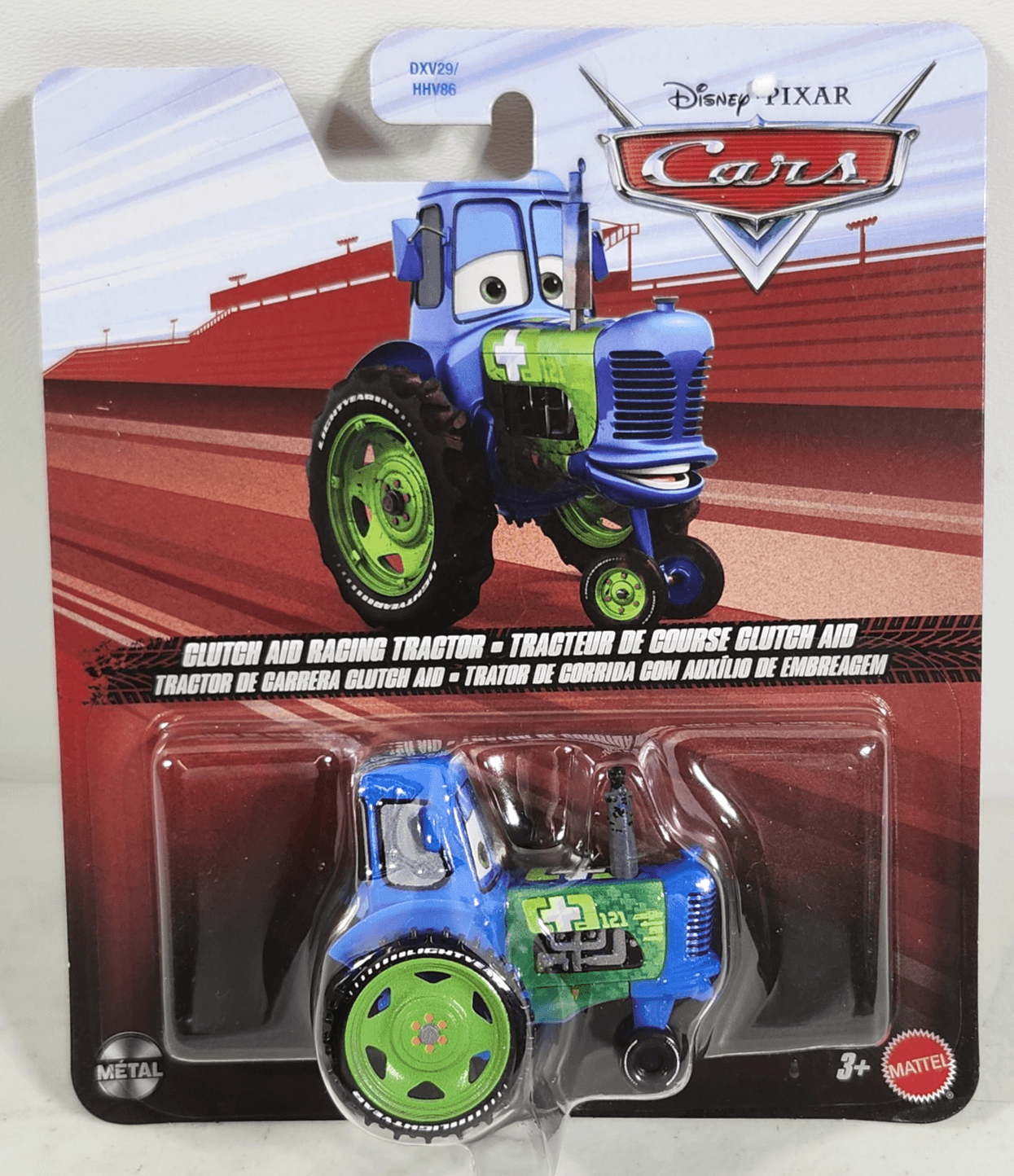 Mattel Disney Pixar Cars 2026 Clutch Aid Racing Tractor Toy 1/55 Vehicle NEW