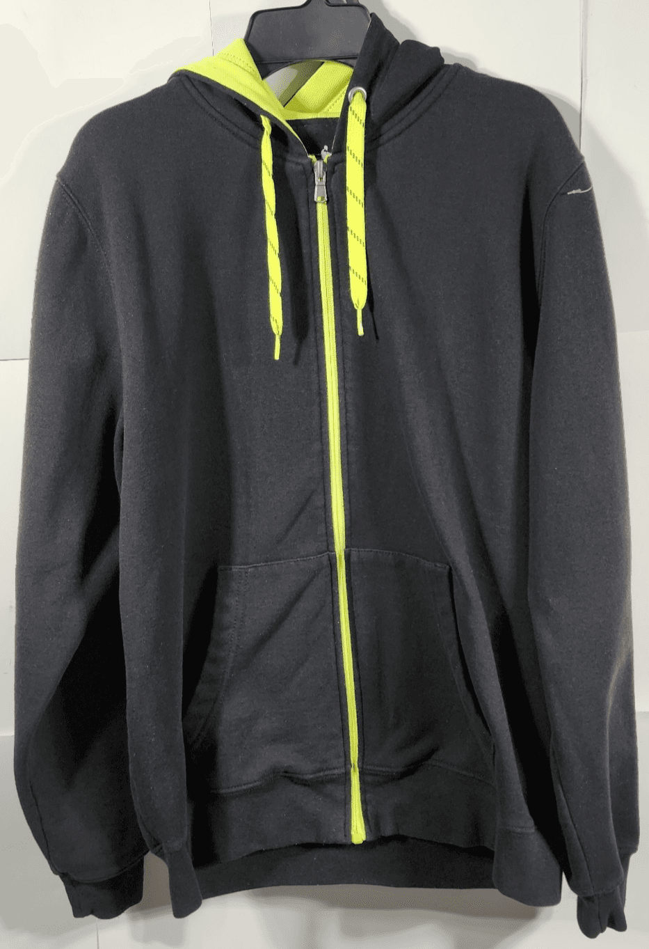 Charles River Men's XS Black Full Zip Hoodie Long Sleeve Hooded Sweatshirt