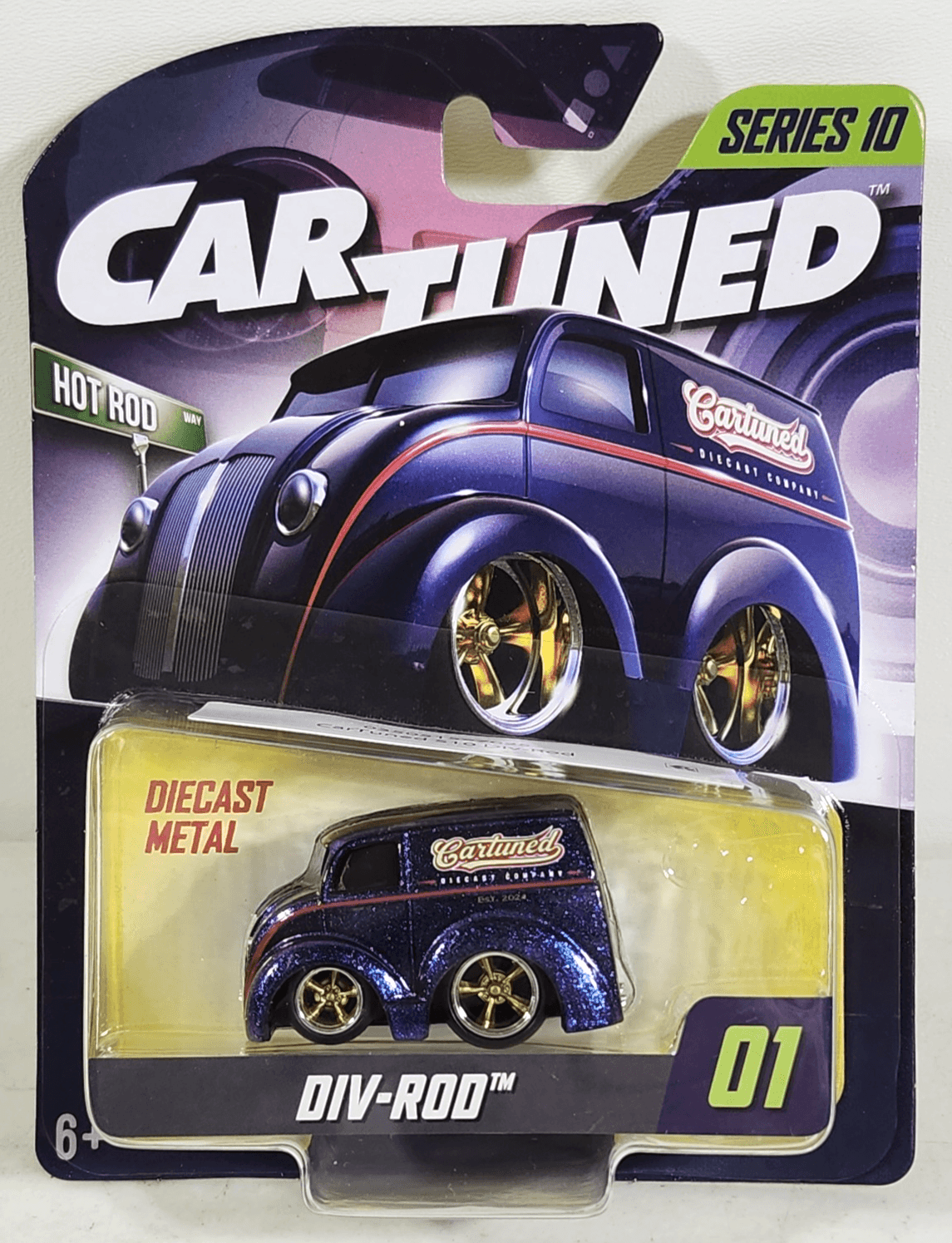 MGA Car Tuned DIV-ROD #01 Series 10 Hot Rod Way 1/64 Toy Vehicle NEW