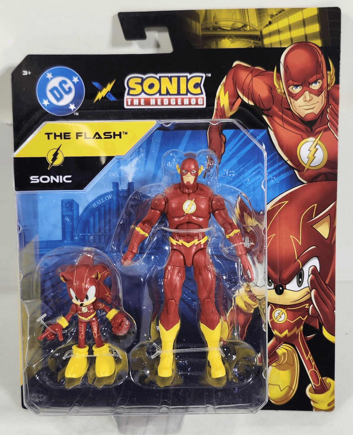 Sonic The Hedgehog and The Flash Action Figures 5" Jakks Pacific DC Wave 2 NEW