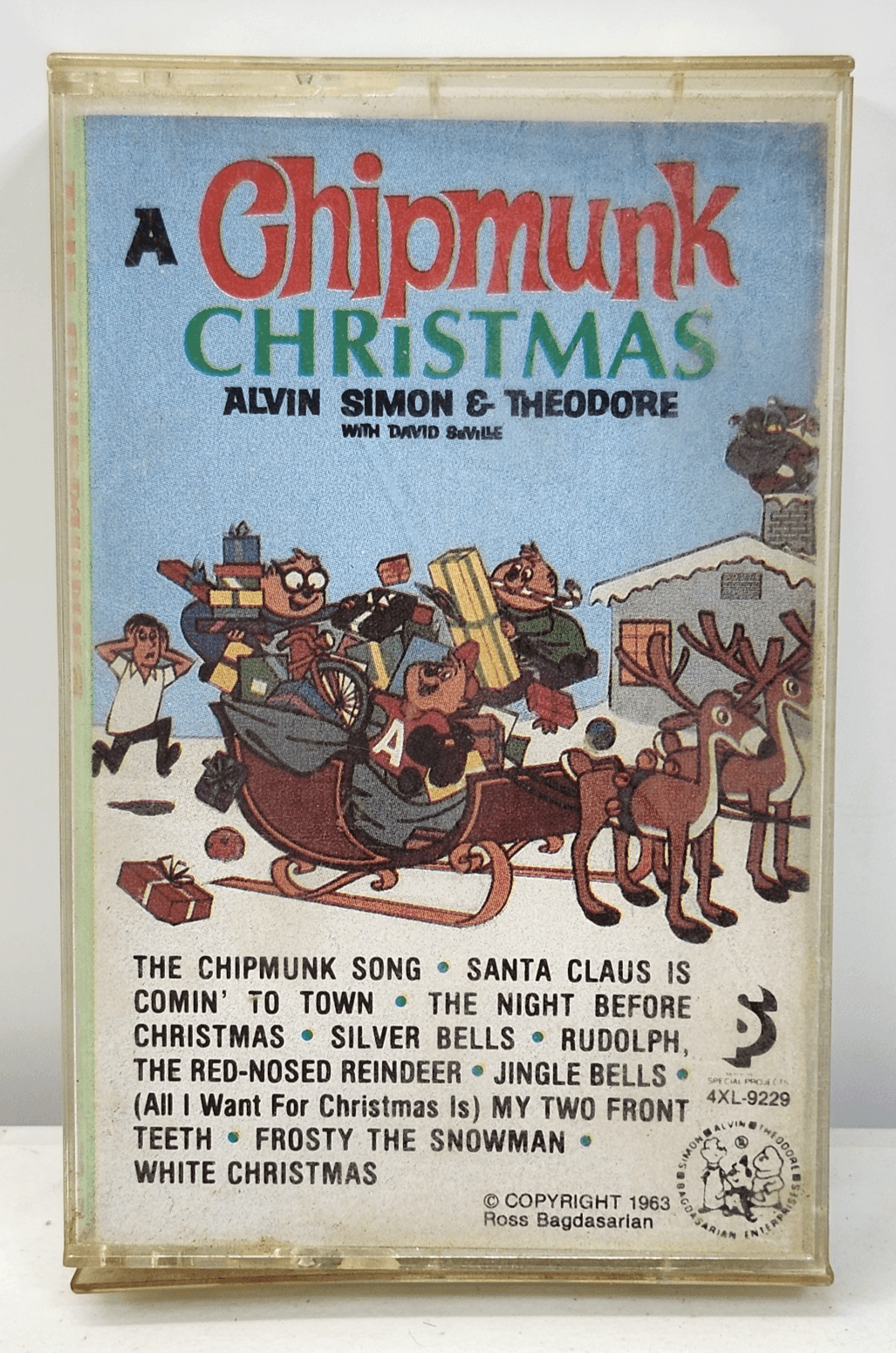 The Chipmunks Chipmunk Christmas Holiday Music Cassette Tape Kids