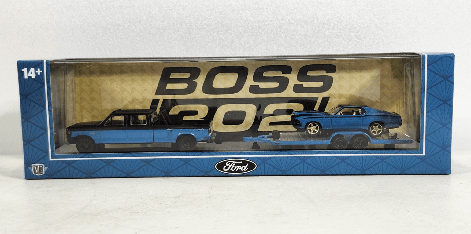 2026 M2 Machines 1990 Ford F350 Dually Truck & 1970 Mustang Boss 302 Custom R99
