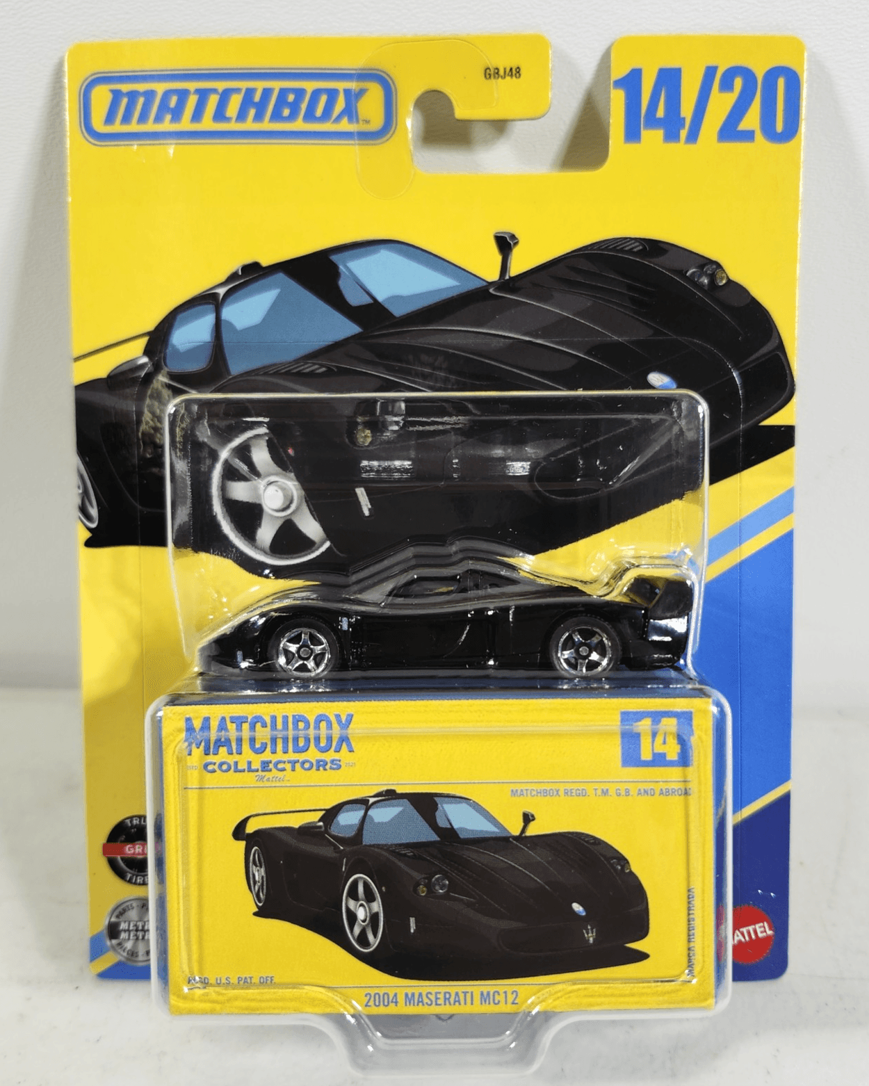 Matchbox Collectors Series 2004 Maserati MC12 Black Car 1/64 Toy Vehicle NEW