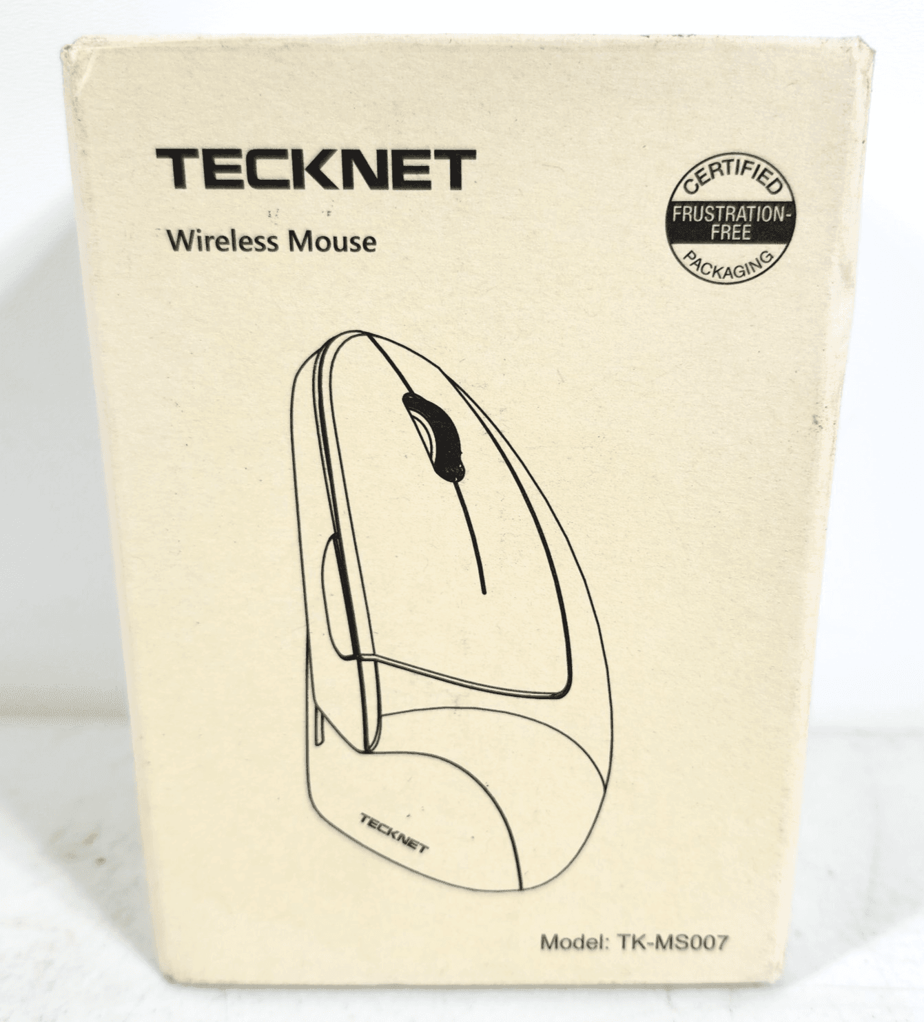 TeckNet Wireless Vertical Mouse Optical Ergonomic Black TK-MS007