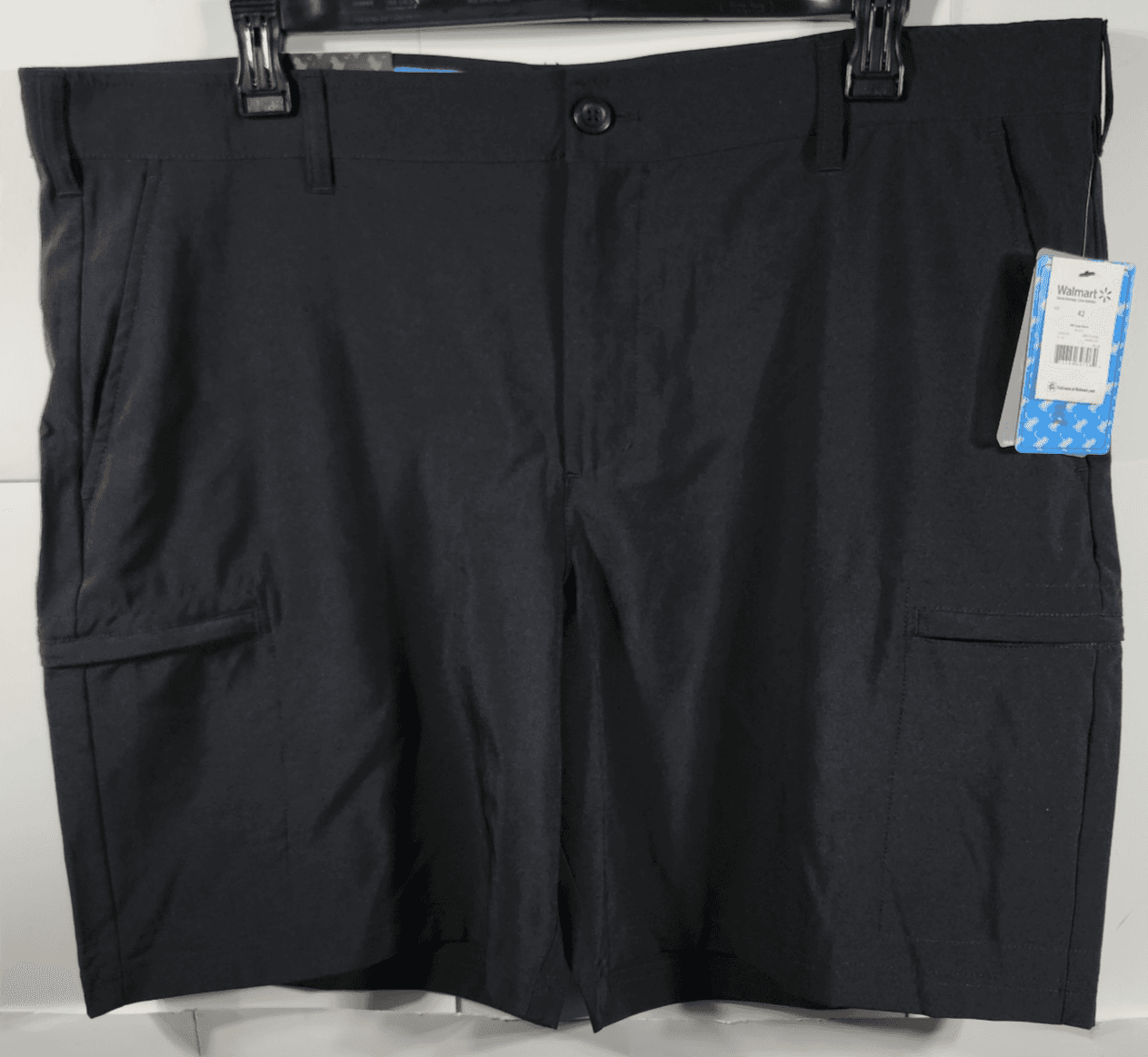 Birdie Bound Men’s 42 Cargo Shorts Stretch Easy Care Flex Waist 9” Khaki NEW