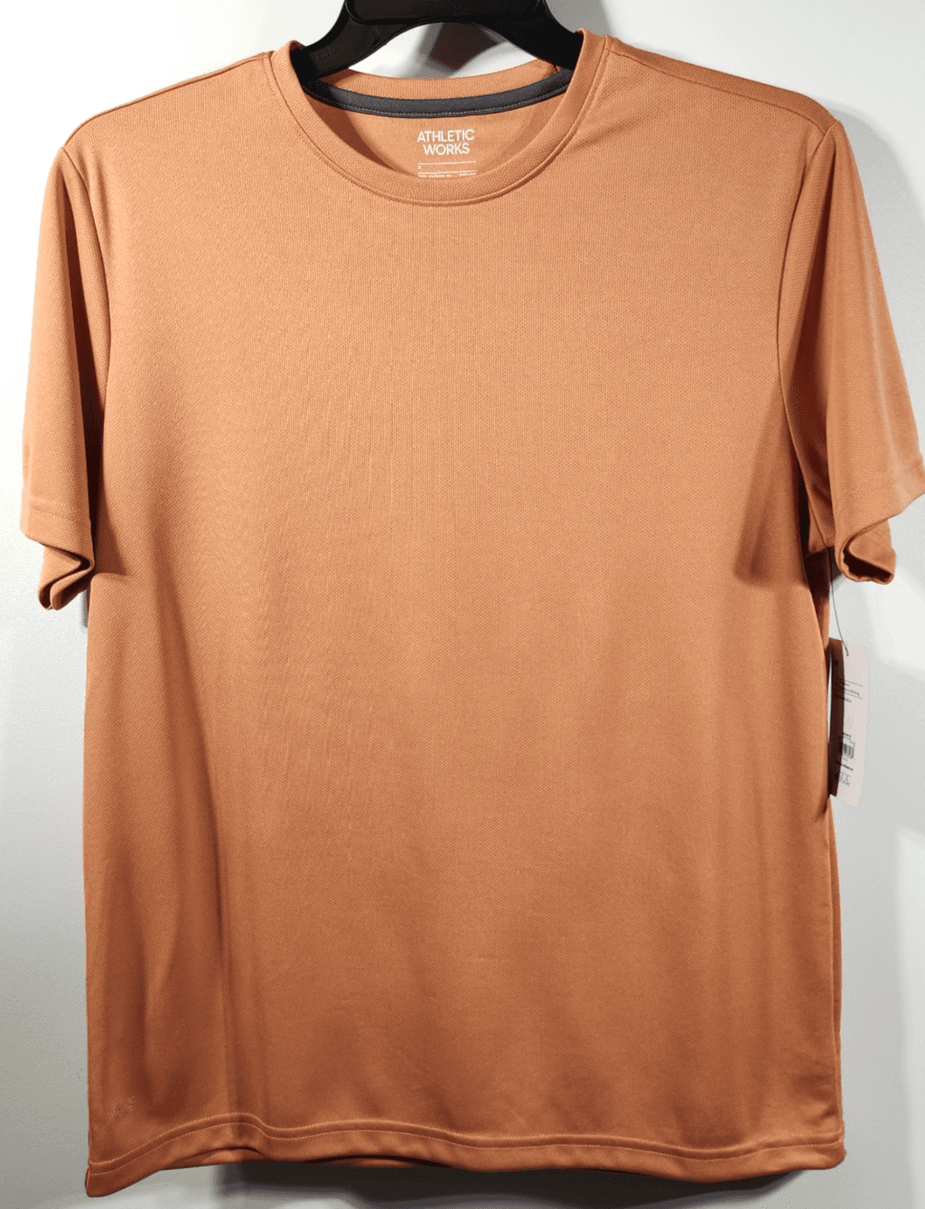 Athletic Works Men's M T-Shirt Orange Short Sleeve Tee NEW