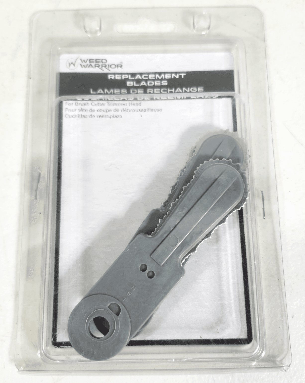Weed Warrior Brush Cutter Replacement Blades Pack of 3 Wacker NEW