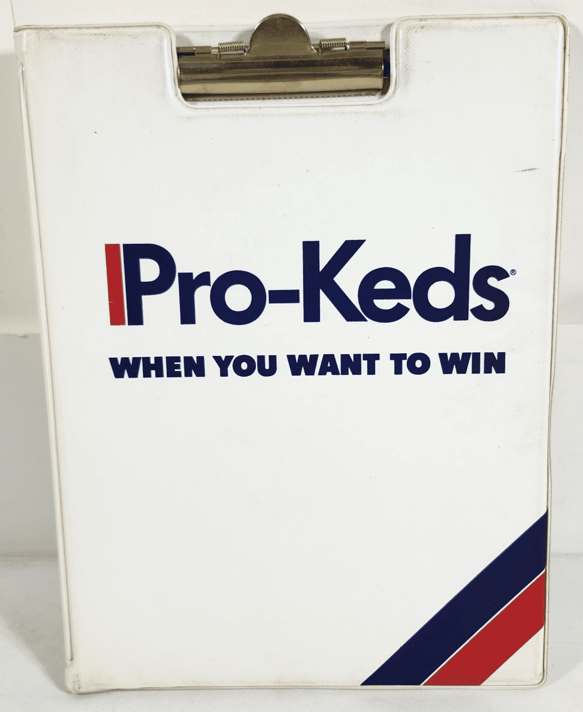 Vintage Pro-Keds Clipboard Folding Business Advertising
