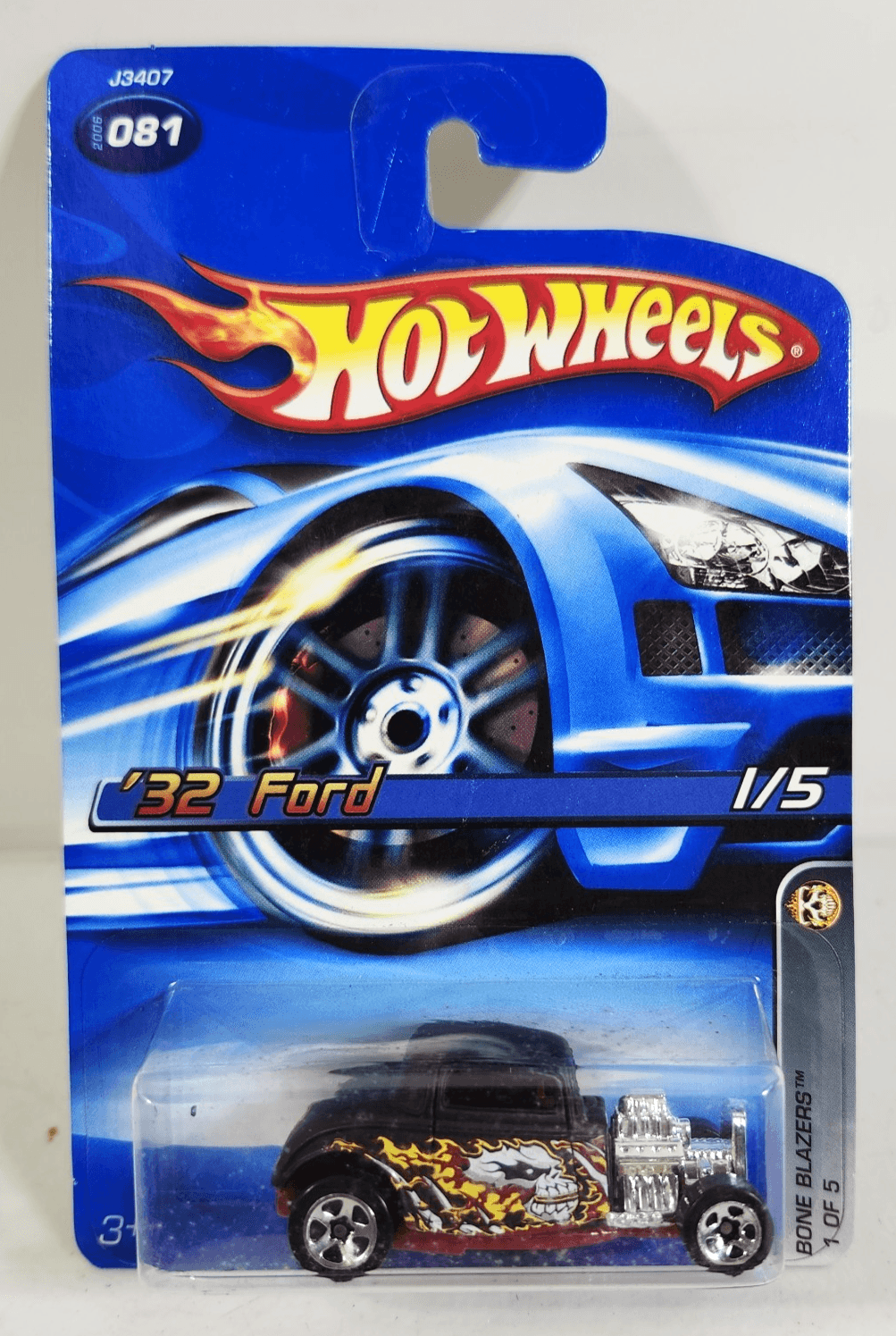 2006 Hot Wheels Bone Blazers '32 Ford Coupe Black Car 1/64 Toy Vehicle NEW