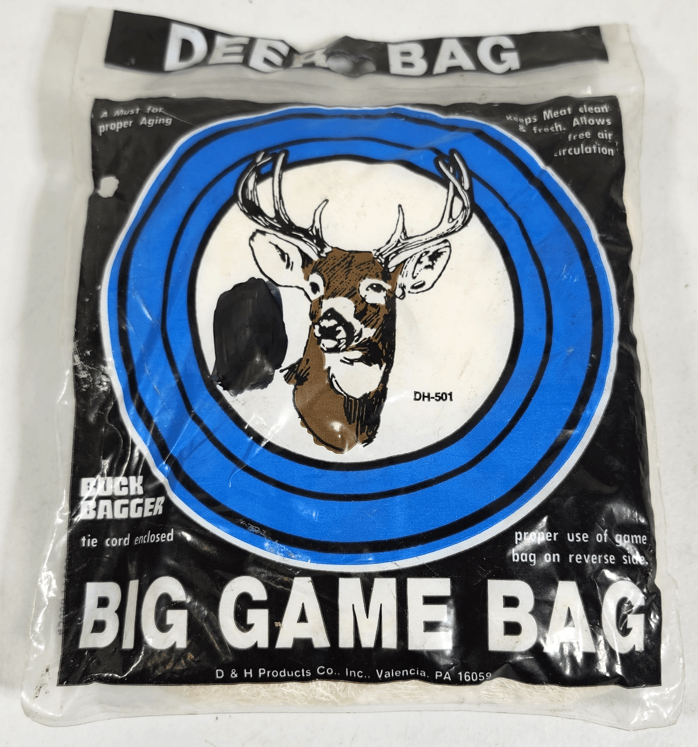 Big Game Bag Bug Bagger DH-501 Covers 2700 Square Inches Made In USA