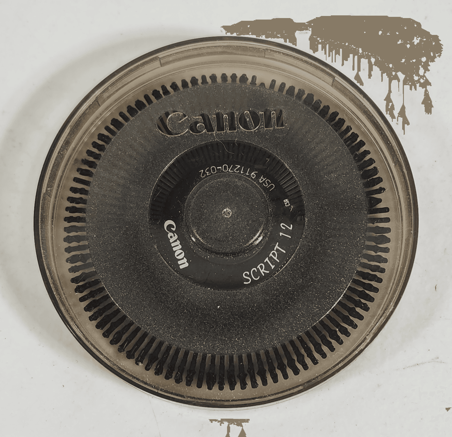 Canon Script 12 STD Printwheel Made in USA